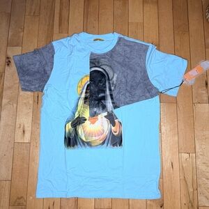 Civilized ST MARY TEE W/ SUEDE CUT & SEW Tee Men’s 3XL